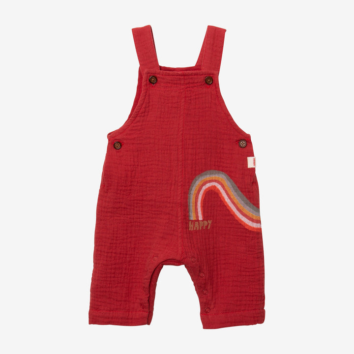 Catimini Baby Clay-colored Overalls - 3M/6M