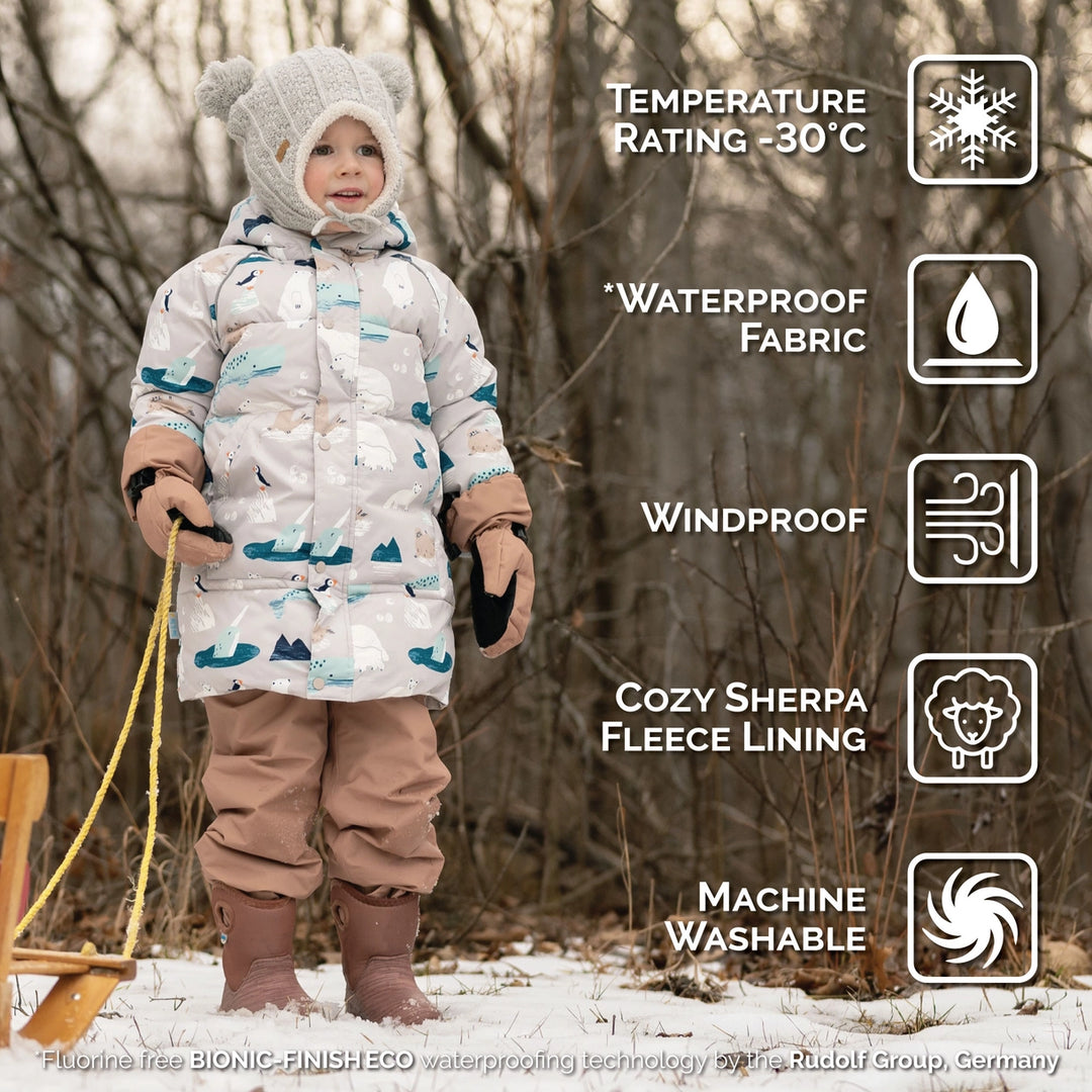 >Jan &amp; Jul Kids Waterproof Winter Coat - Polar Pals