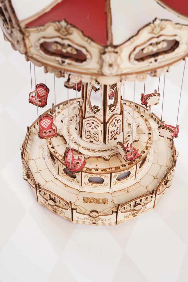 >Hands Craft Electro-Mechanical Wooden Puzzle - Swing Ride