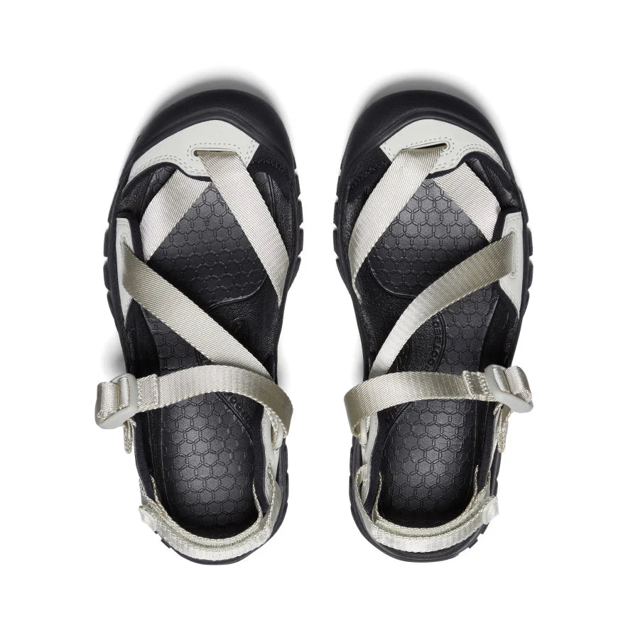 KEEN Women's Zerraport II Open-Air Hybrid Sandal - SILVER BIRCH/BLACK