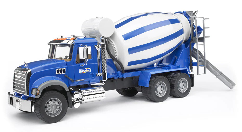 >Bruder 02814 MACK Granite Cement Mixer