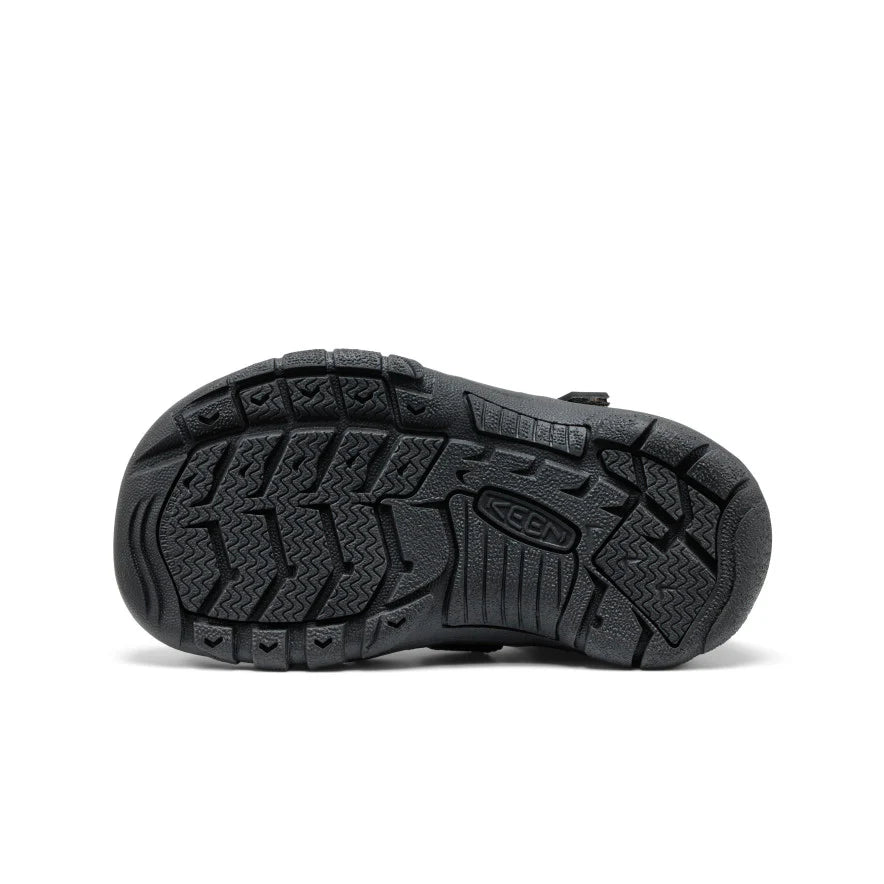 >KEEN Kids Newport H2 Quick-Dry Sandal Sandal - TRIPLE BLACK