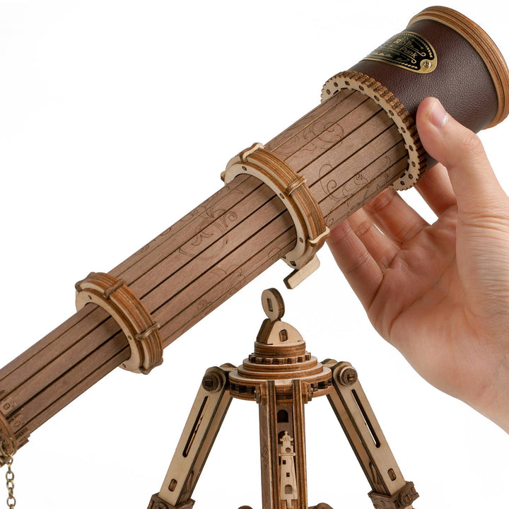 >Hands Craft DIY Wooden Puzzle: Monocular Telescope