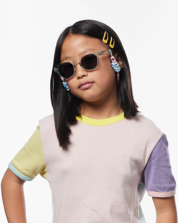 >IZIPIZI PARIS Kids Polarized Sunglasses in Square #C - Frozen Blue