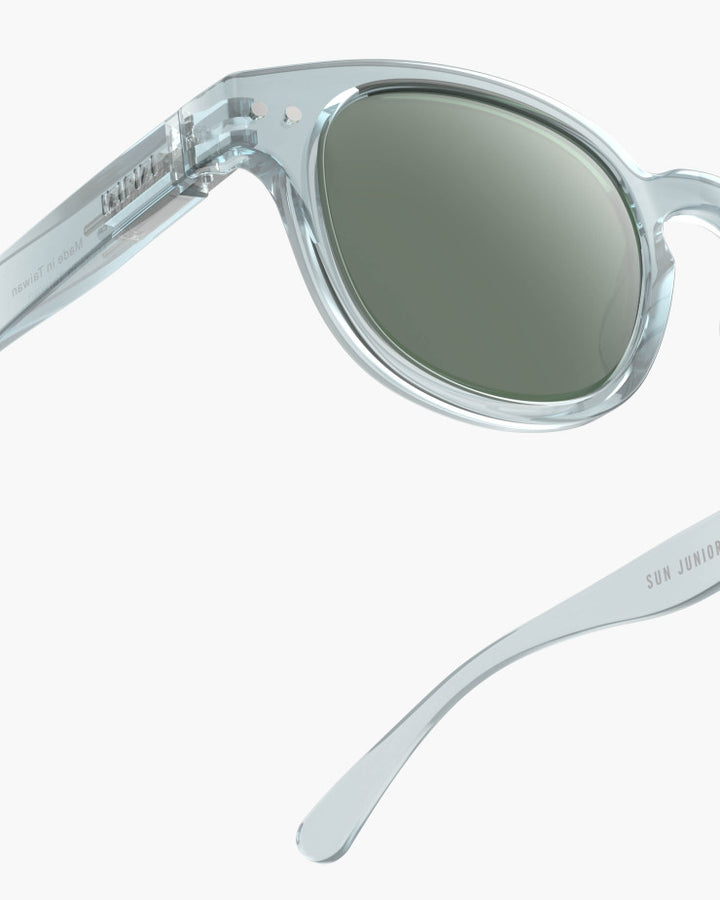 >IZIPIZI PARIS Kids Polarized Sunglasses in Square #C - Frozen Blue