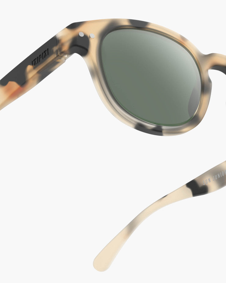 >IZIPIZI PARIS Kids Polarized Sunglasses in Square #C - Light Tortoise