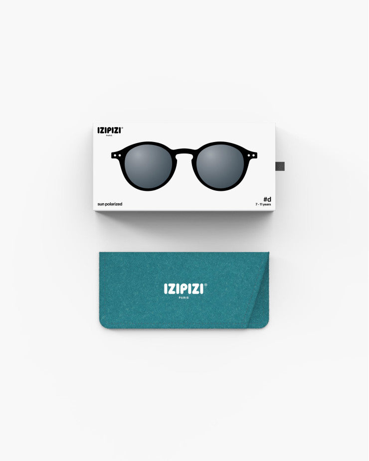 >IZIPIZI PARIS Kids Polarized Sunglasses in Pantos #D - Black