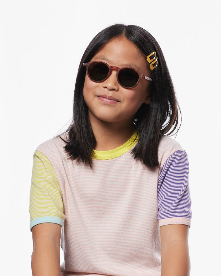 >IZIPIZI PARIS Kids Polarized Sunglasses in Pantos #D - Havane