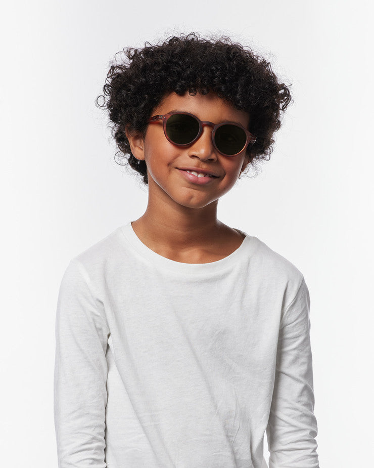 >IZIPIZI PARIS Kids Polarized Sunglasses in Pantos #D - Havane