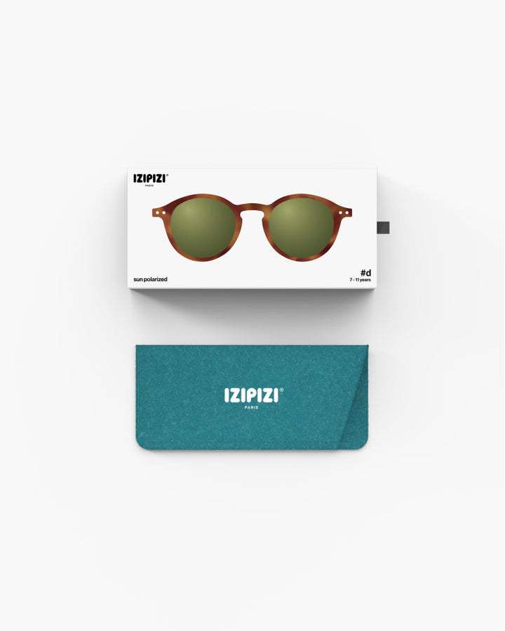 >IZIPIZI PARIS Kids Polarized Sunglasses in Pantos #D - Havane