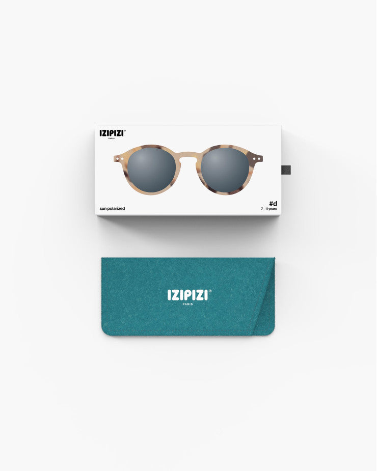 >IZIPIZI PARIS Kids Polarized Sunglasses in Pantos #D - Light Tortoise