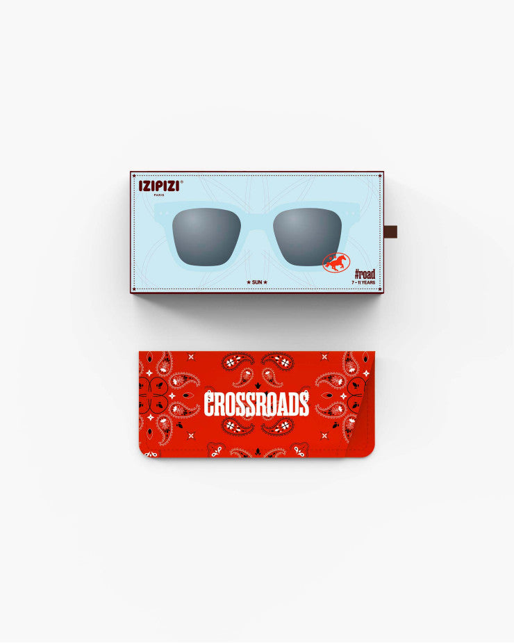 >IZIPIZI PARIS Kids Polarized Sunglasses in CROSSROAD - Road Turquoise Stone