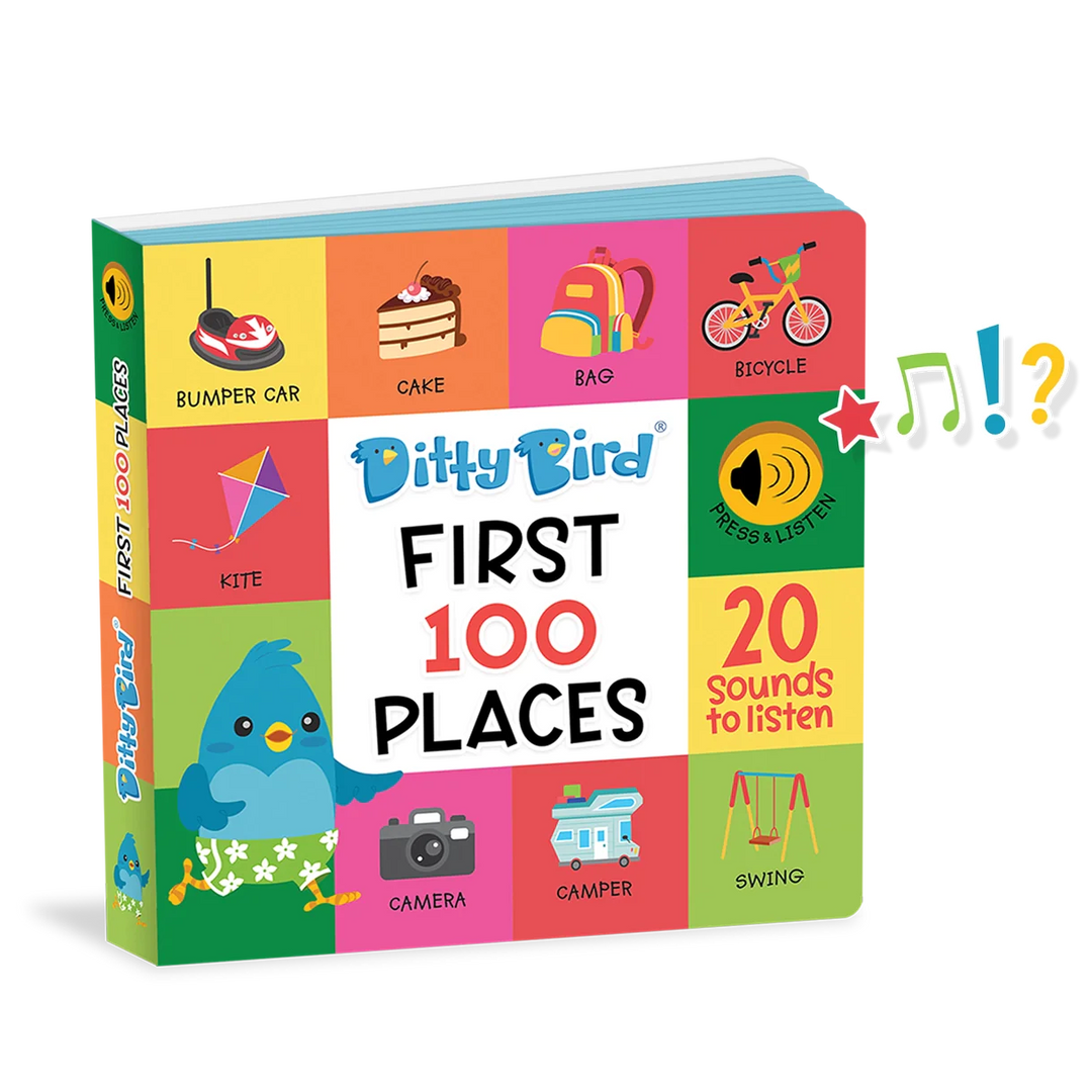 Ditty Bird Baby Sound Vocabulary Book: First 100 Places