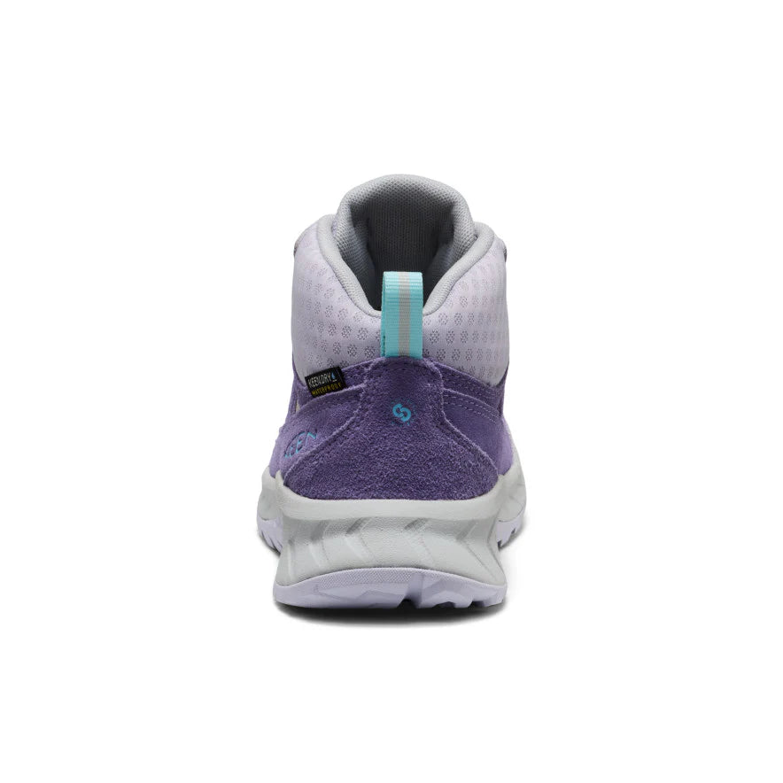 >KEEN Kids Hightrail Versatile Traction Waterproof Hiking Boot - PURPLE HAZE/THISTLE