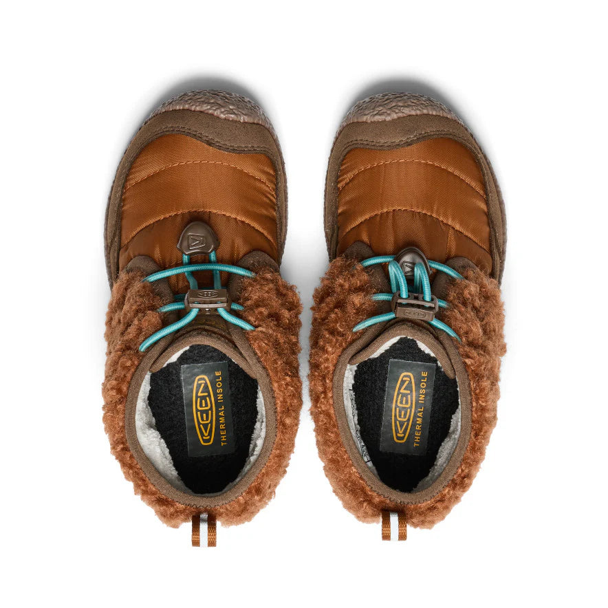>KEEN Kids Howser II Waterproof Chukka - Roasted Pecan/Dark Earth