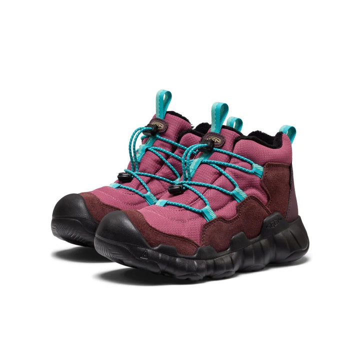 >KEEN Kids Hypowser Waterproof Chukka - HUCKLEBERRY/VIOLET QUARTZ