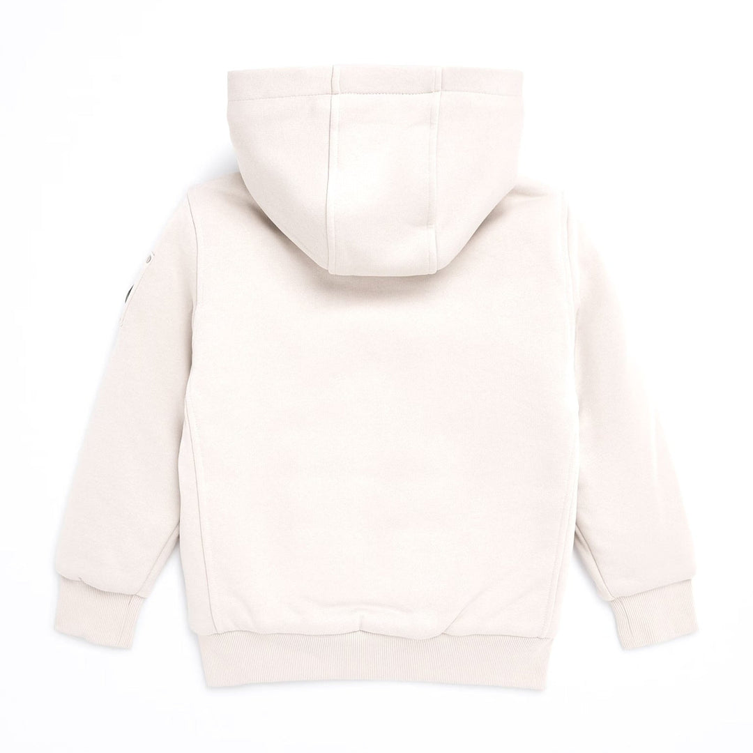 Moose Knuckles Kids Classic Bunny Hoodie w/ Joggers - Cream White