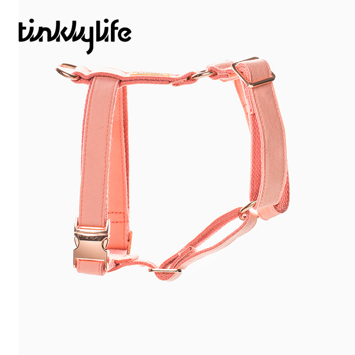 Tinklylife Dog MACARON Harness - Pink