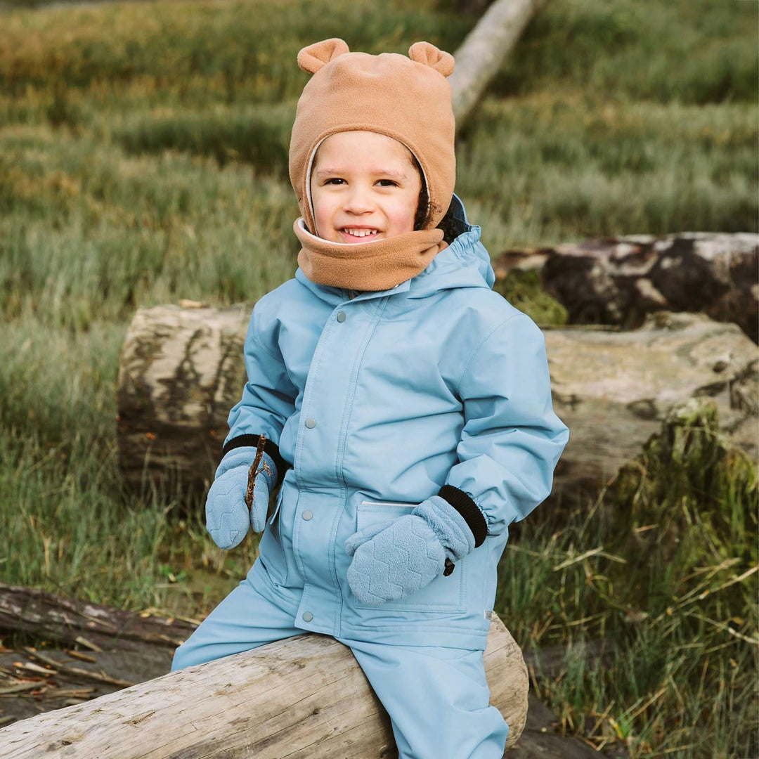 >Jan &amp; Jul Kids Cozy-Dry Waterproof Rain Jacket - Dusty Blue