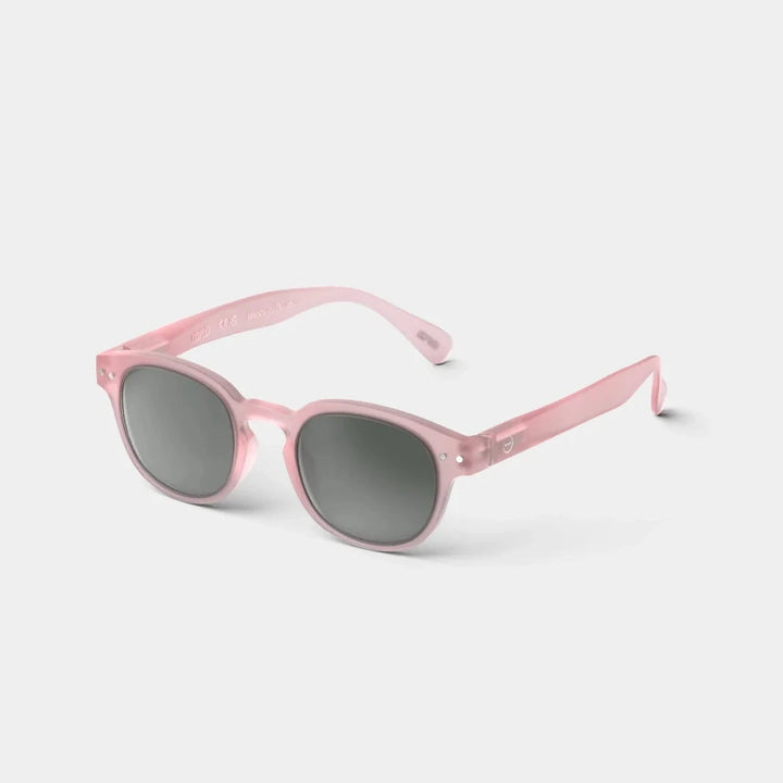 IZIPIZI PARIS Junior 5-10 Years Polarized Sunglasses in Square #C Shape - Pink