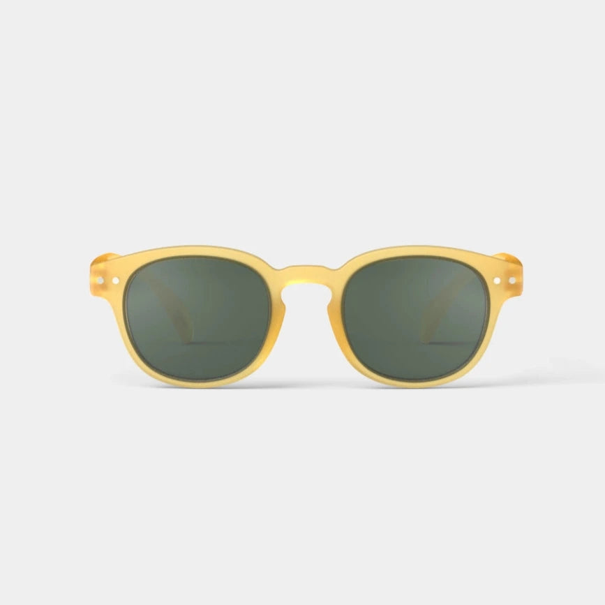 IZIPIZI PARIS Kids Polarized Sunglasses in Square #C - Yellow Honey