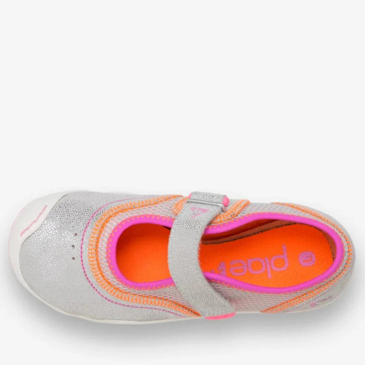 PLAE Kids Emme Silver / Pink Sneaker Shoes
