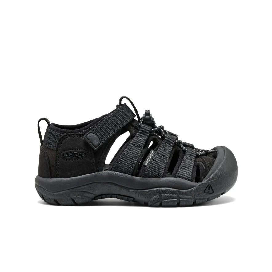>KEEN Kids Newport H2 Quick-Dry Sandal Sandal - TRIPLE BLACK