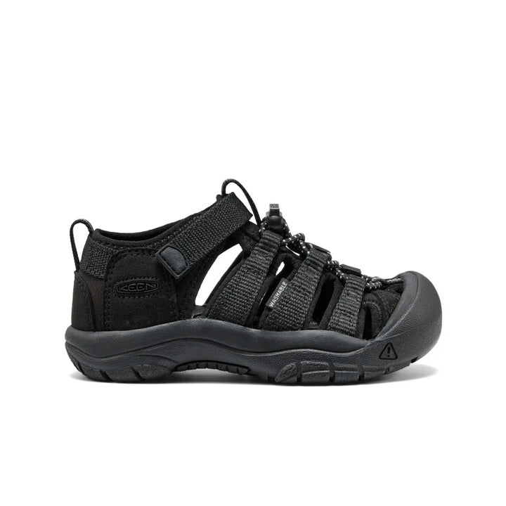 >KEEN Kids Newport H2 Quick-Dry Sandal Sandal - TRIPLE BLACK