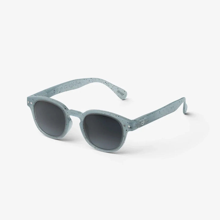 IZIPIZI PARIS Junior 5-10 Years Polarized Sunglasses in Square #C Shape - Washed Denim