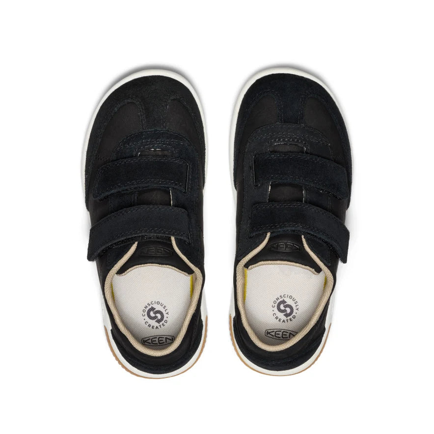 >KEEN Kids KNX T-Toe Sneaker - BLACK/STAR WHITE