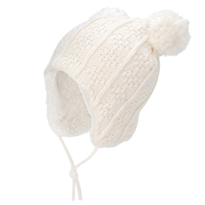 >Jan &amp; Jul Kids Knit Bear Beanies - Cream Bear