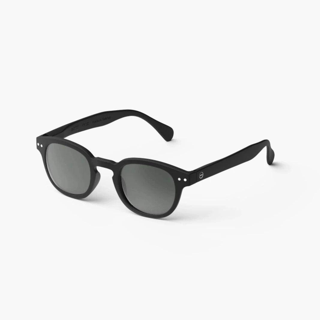 IZIPIZI PARIS Adult Sunglasses in Rectangular #C Shape - Black