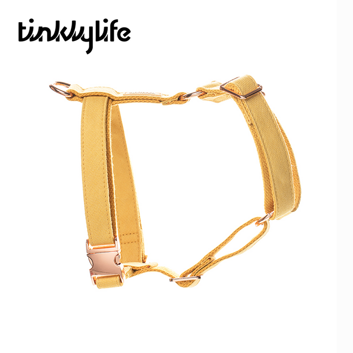 Tinklylife Dog MACARON Harness - Yellow