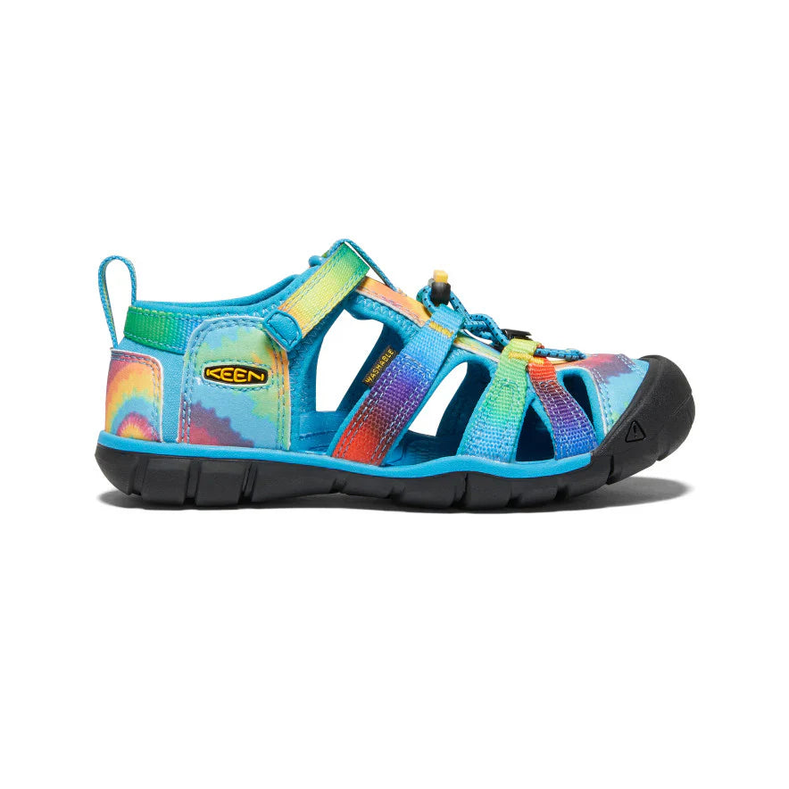 KEEN Kids Seacamp II CNX Hybrid Water Sandal - Vivid Blue/Original Tie Dye