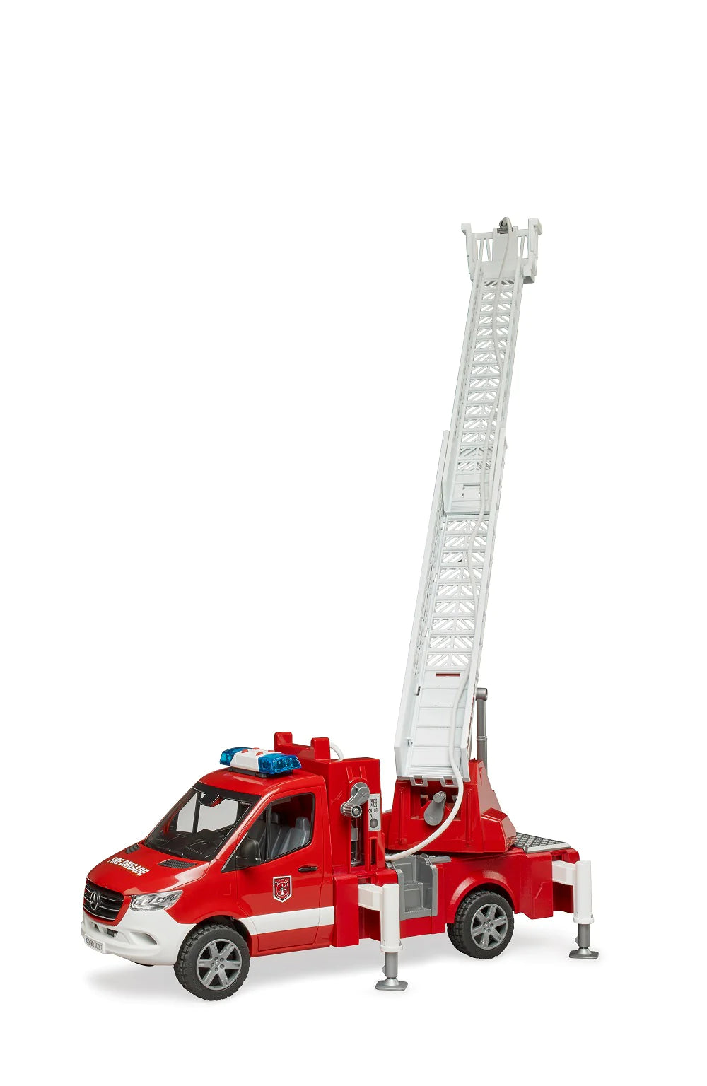 >Bruder 02673 MB Sprinter Fire Engine w/ Ladder Water Pump and Light & Sound 17.7 x 6.8 x 8.6 inch