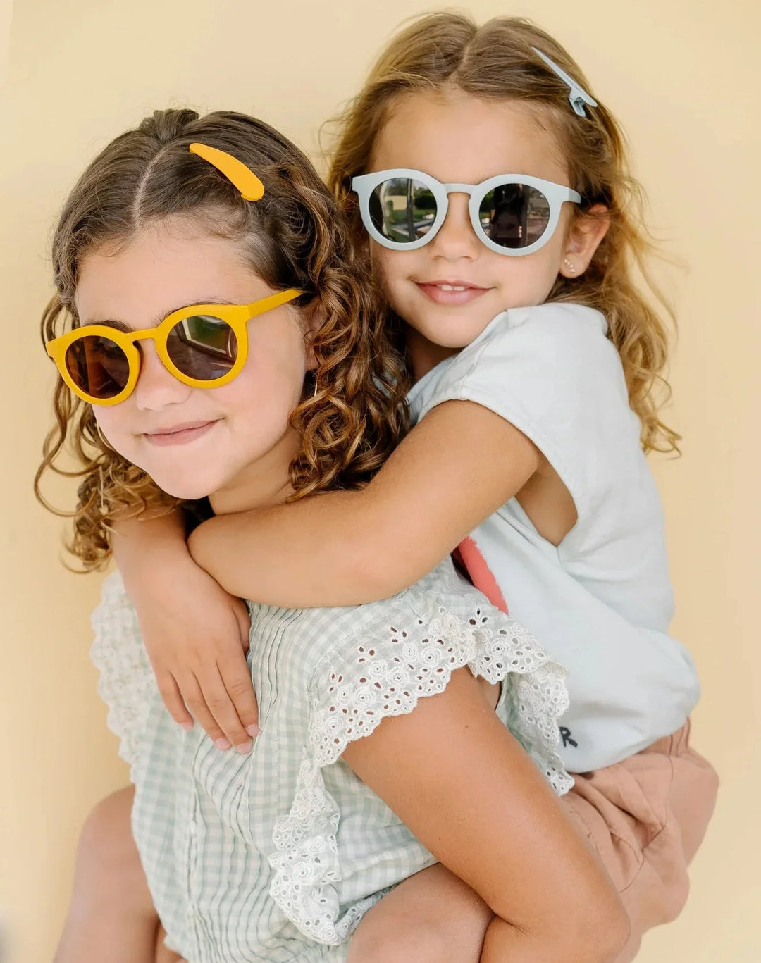 IZIPIZI PARIS Kids Plus 3-5 Years Polarized Sunglasses in Square #C Shape - Sweet Blue