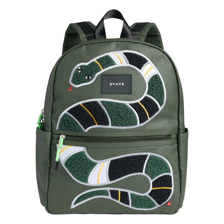 State Bags Kane Kids Backpack in Fuzzy Snake