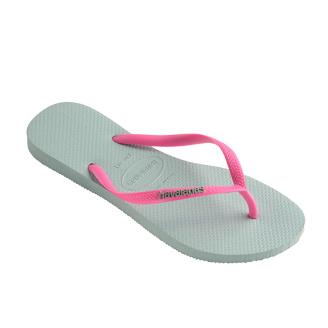 Havaianas Womens Slim Logo Pop-Up Mentha Green