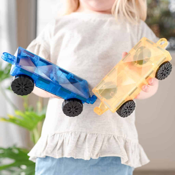 >CONNETIX Rainbow Tiles - 2 Pieces Car Pack