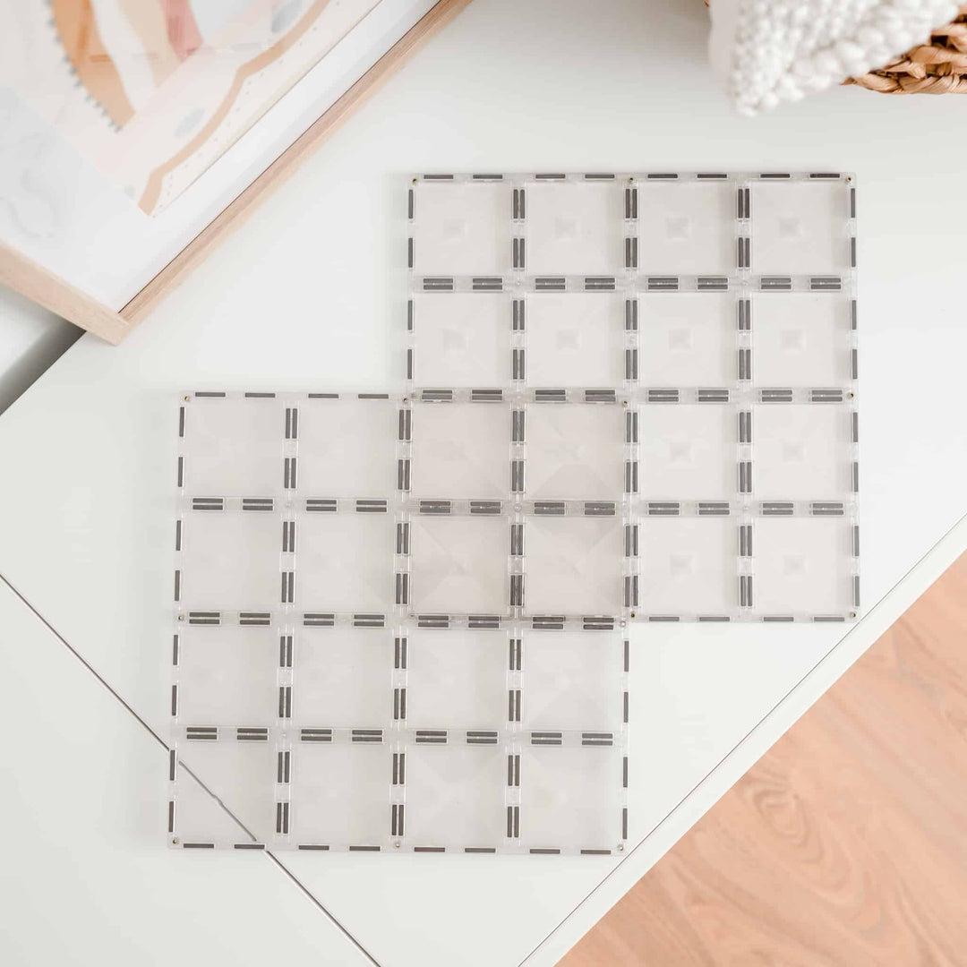 CONNETIX Clear Tiles - 2 Pieces Set Base Plate