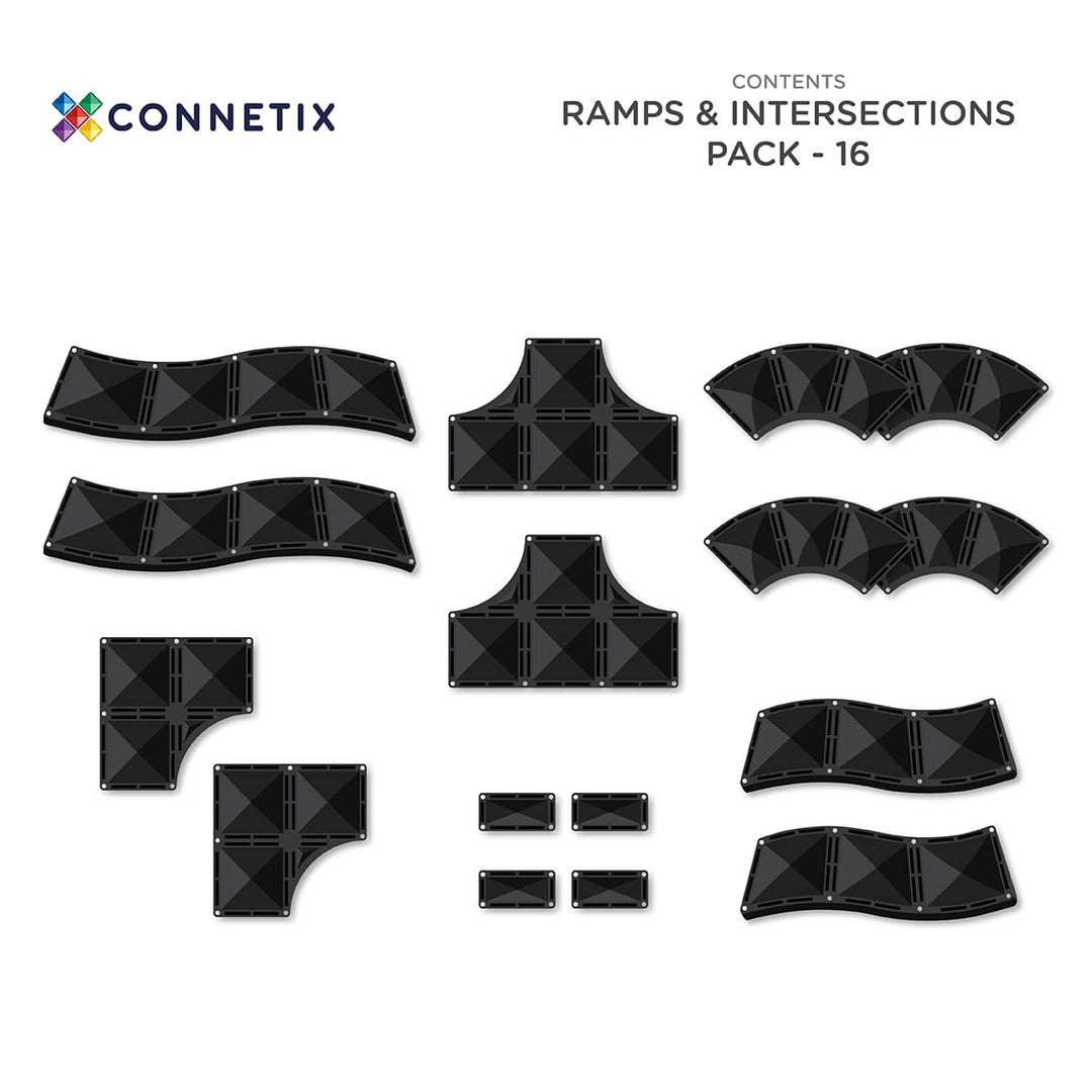 >CONNETIX Transport - Ramps & Intersections Pack 16 Pieces