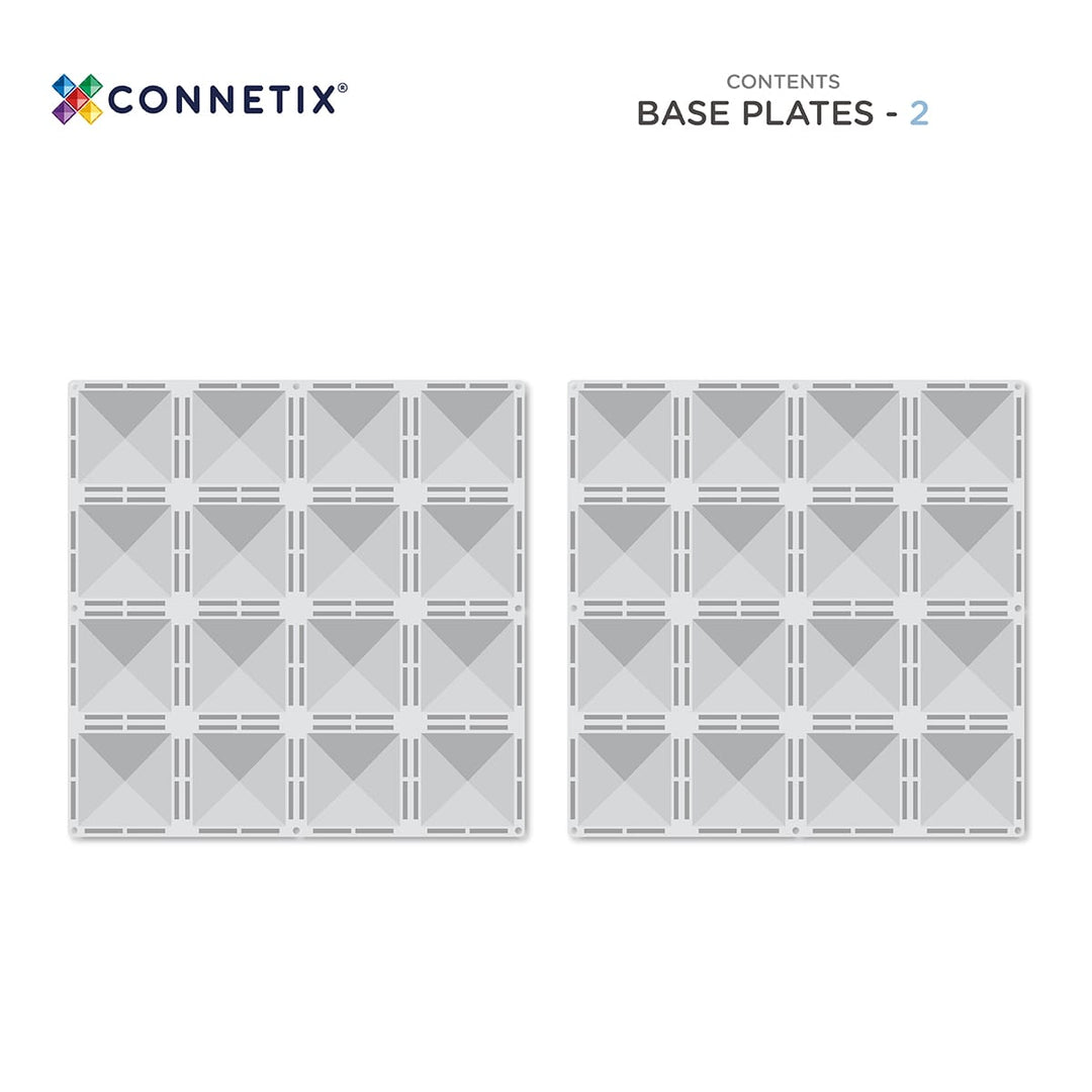 CONNETIX Clear Tiles - 2 Pieces Set Base Plate