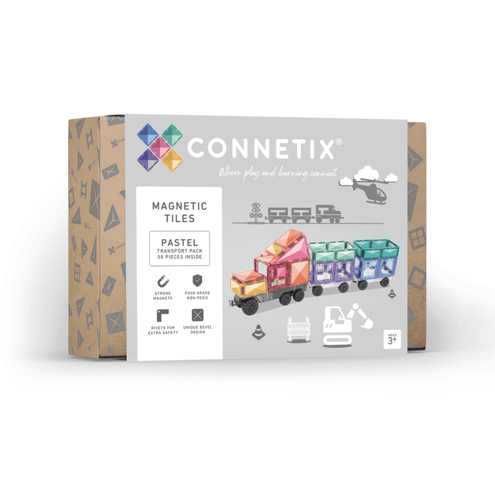 >CONNETIX Pastel Tiles - Transport Pack 50 Pieces