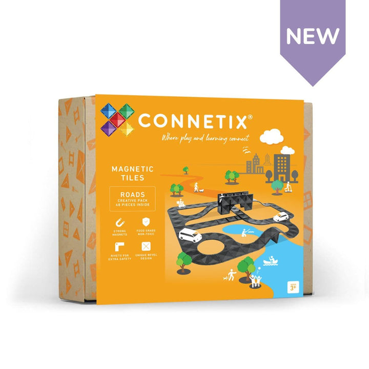 CONNETIX Transport - Creative Roads Pack 48 Pieces