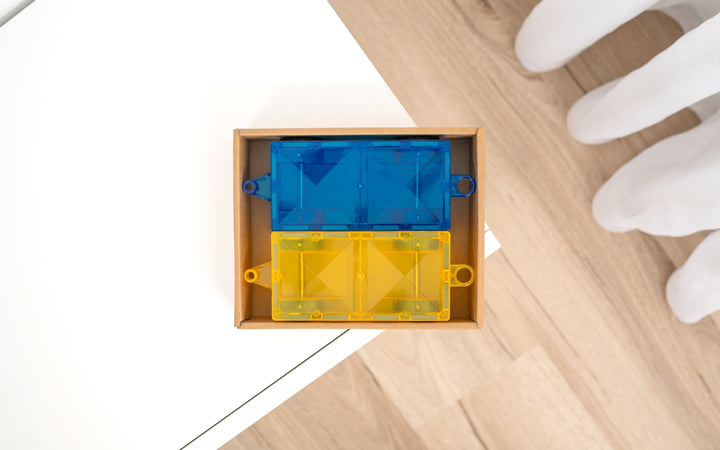 >CONNETIX Rainbow Tiles - 2 Pieces Car Pack