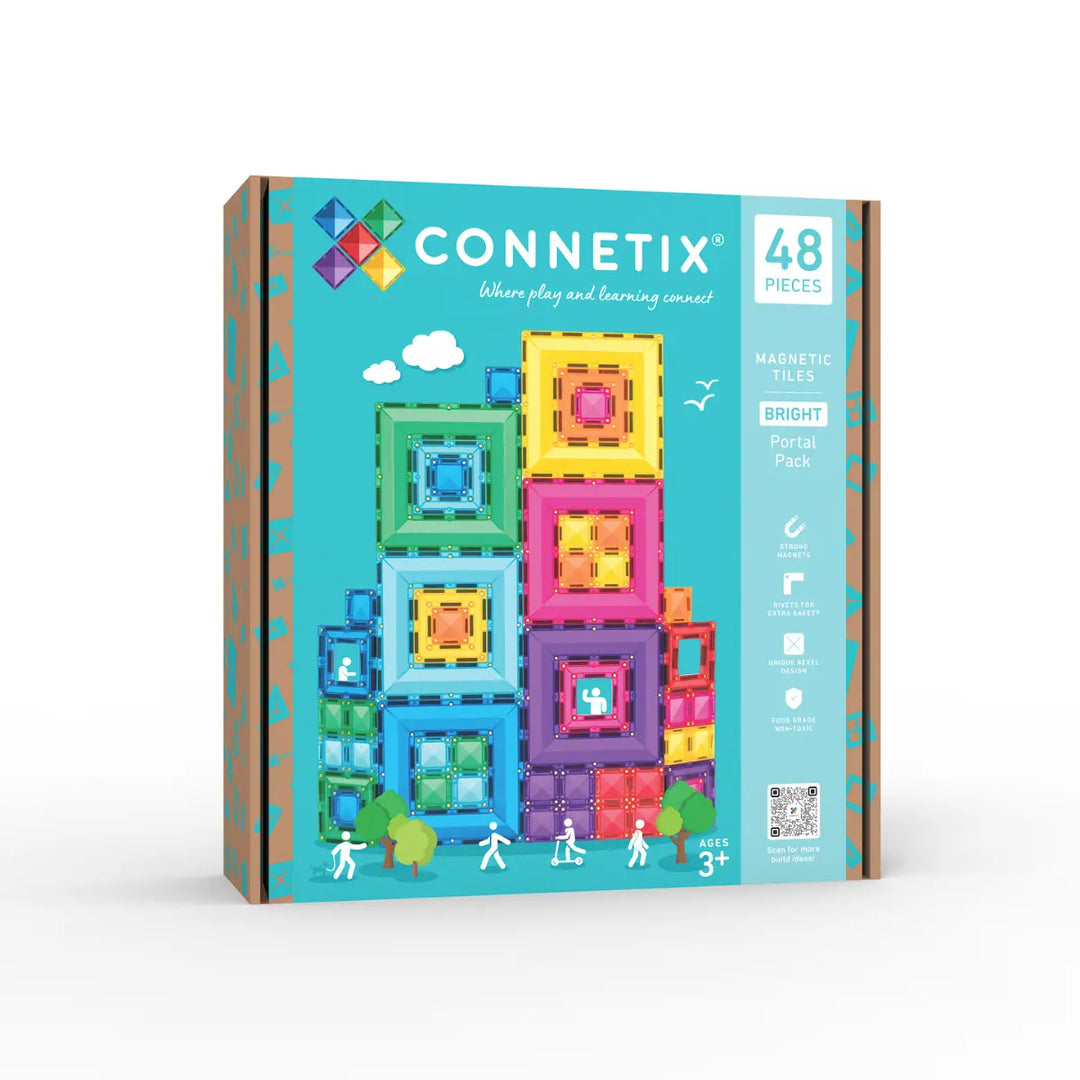 >CONNETIX Bright Tiles - 48 Pieces Portal Pack
