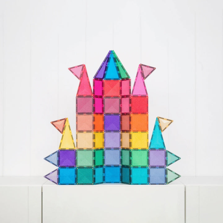>CONNETIX Glitter Tiles - 48 Pieces Castle Pack