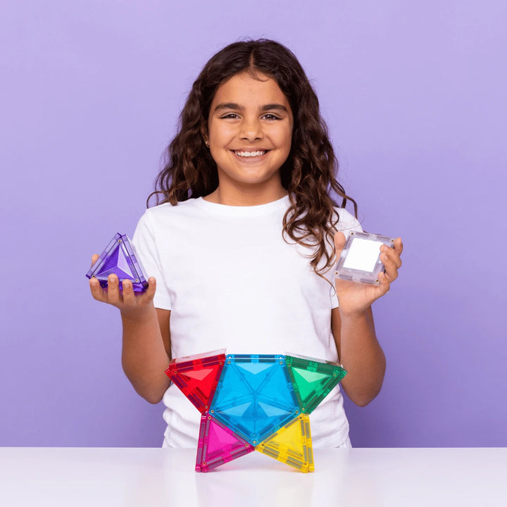 >CONNETIX Light Up Tiles - 28 Pieces Star Pack