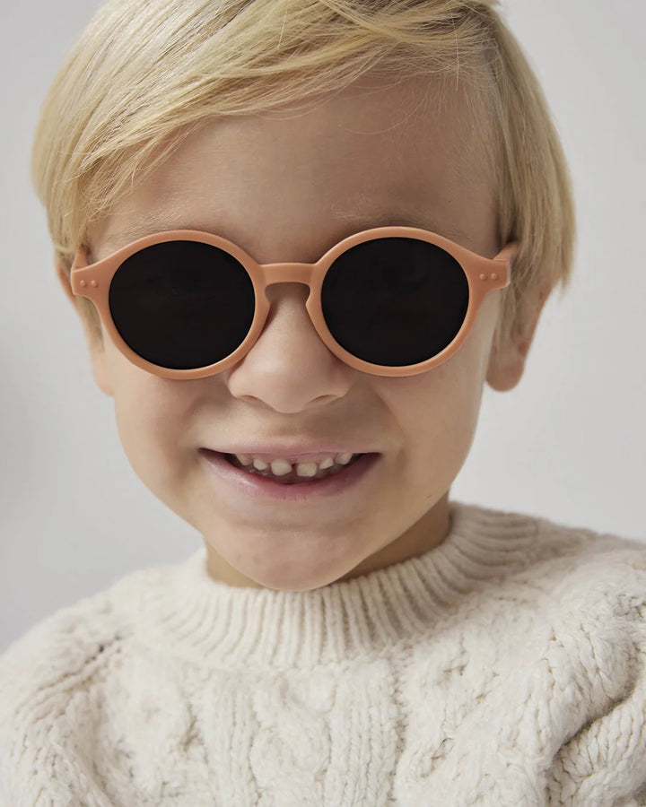 IZIPIZI PARIS Kids Plus 3-5 Years Polarized Sunglasses in Pantos #D Shape - Pastel Pink