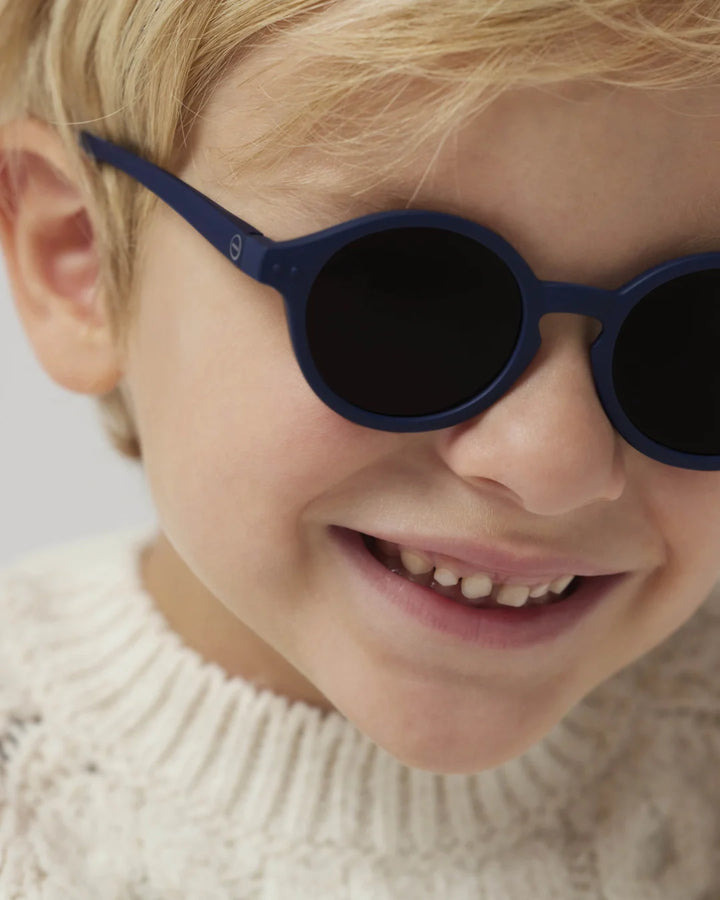 IZIPIZI PARIS Kids Plus 3-5 Years Polarized Sunglasses in Pantos #D Shape - Sweet Blue
